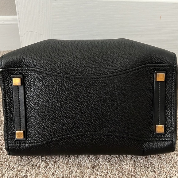 Michael Kors Collection Bancroft Large Pebbled Calf Leather Satchel - Picture 9 of 14